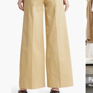 Frame Denim Tan Wide Leg Jumpsuit